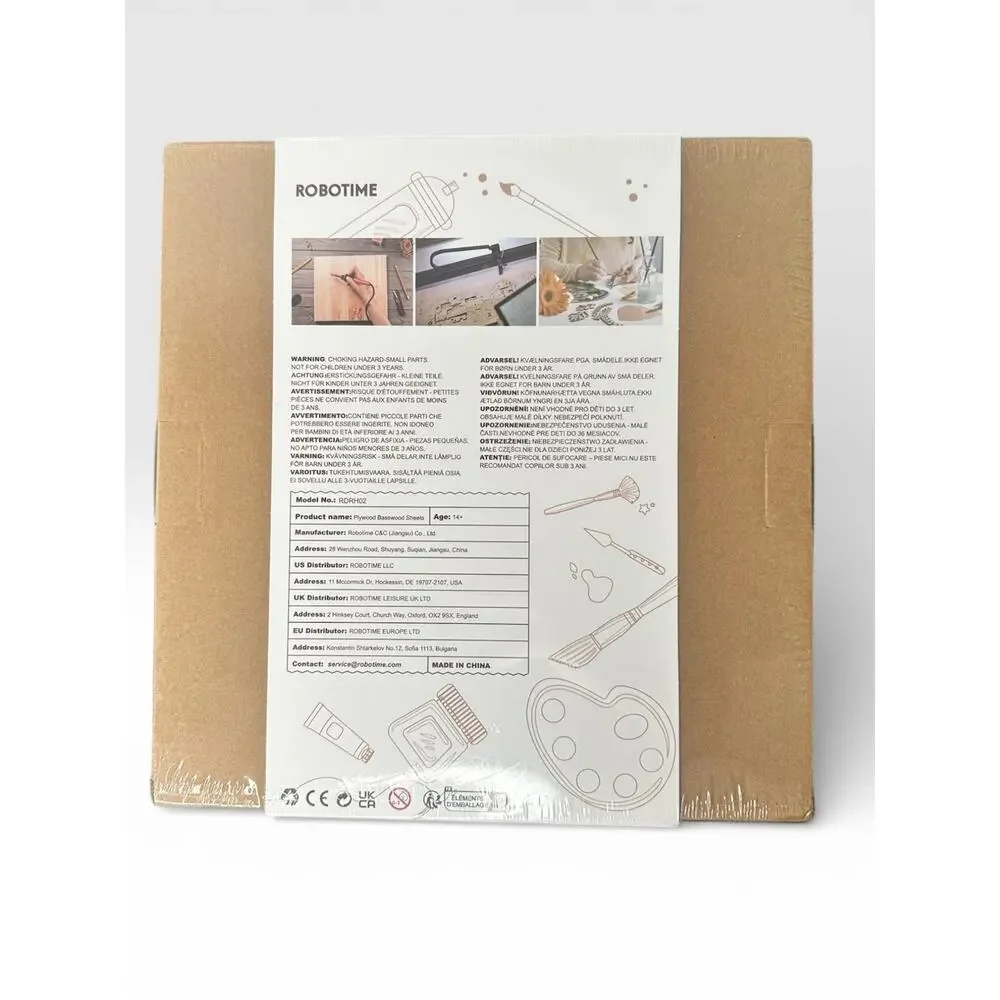 12 Pack 10 Inch Wood Circles for Crafts, 1/8